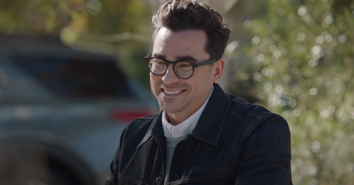 Dan Levy in 2021 Super Bowl M&M ad