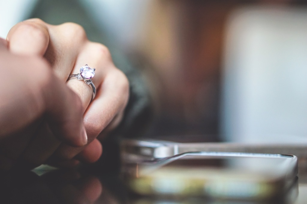 engagement ring, postpone wedding