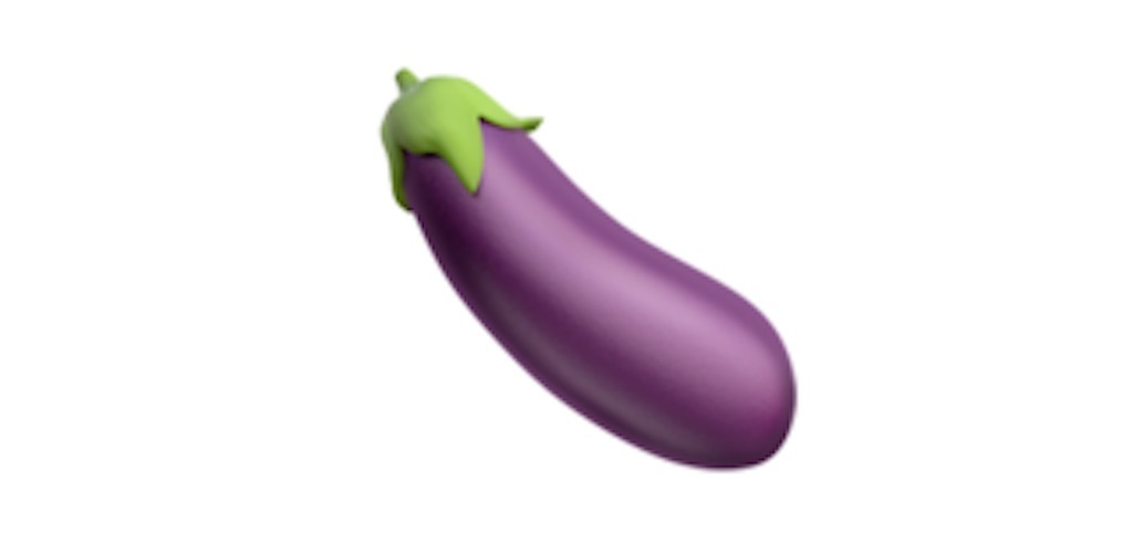 eggplant emoji