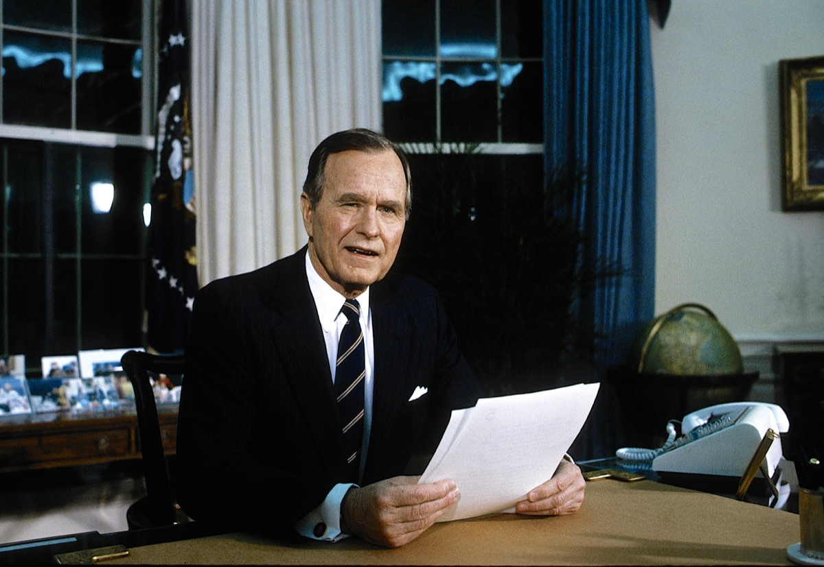 george h.w. bush