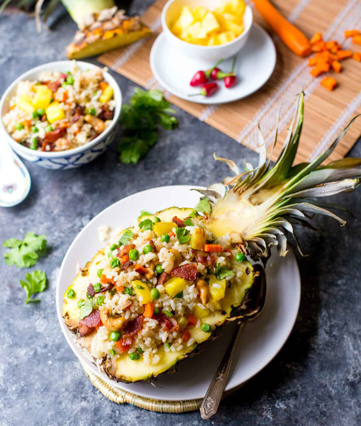 Pineapple fried rice