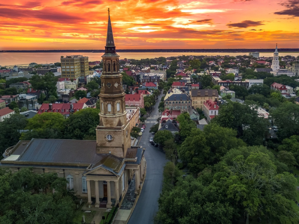 charleston south carolina from above