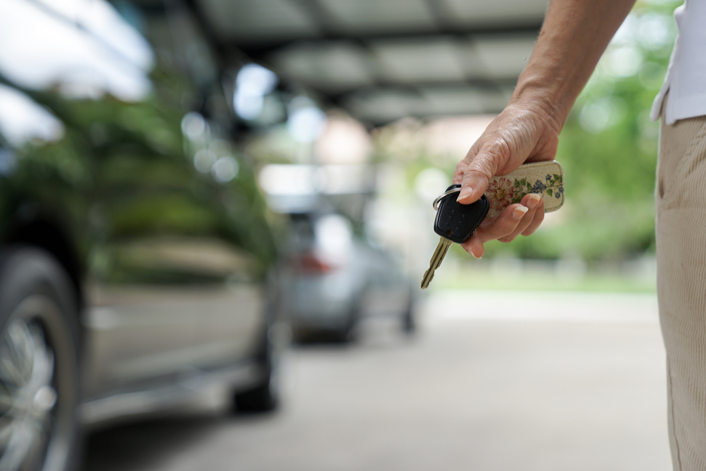 Man with Car Keys in Hand Summer Fair