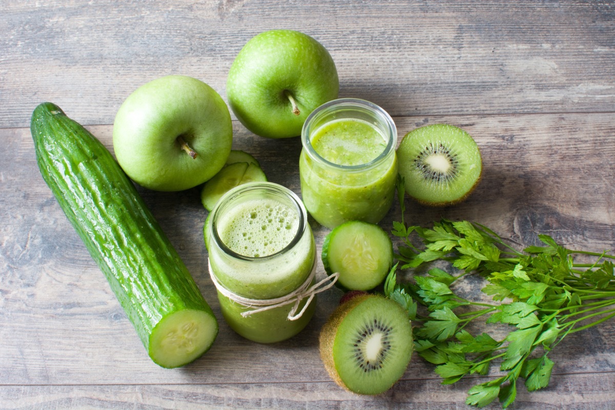 apples and cucumbers