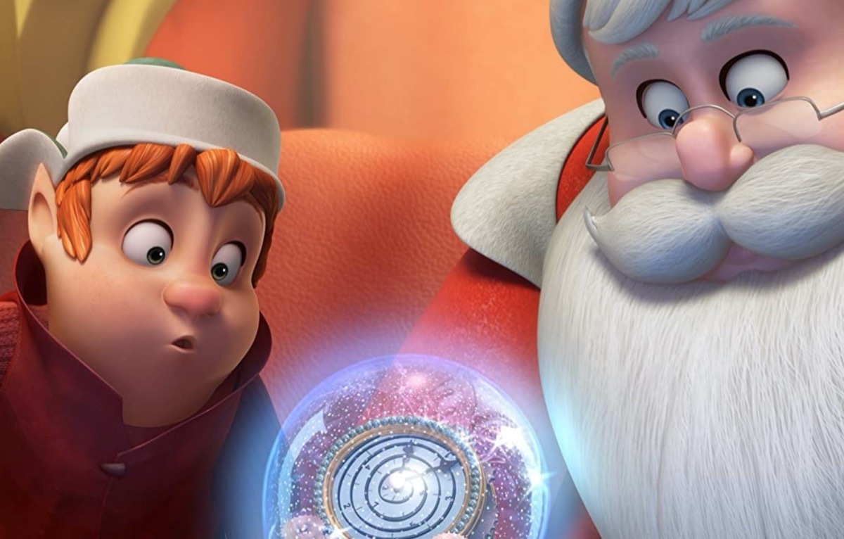 santa and elf animated movie