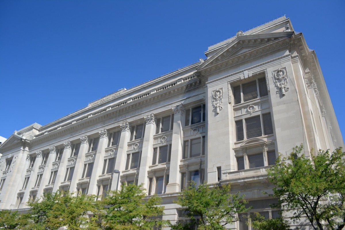 Douglas County Courthouse in downtown Omaha Nebraska.