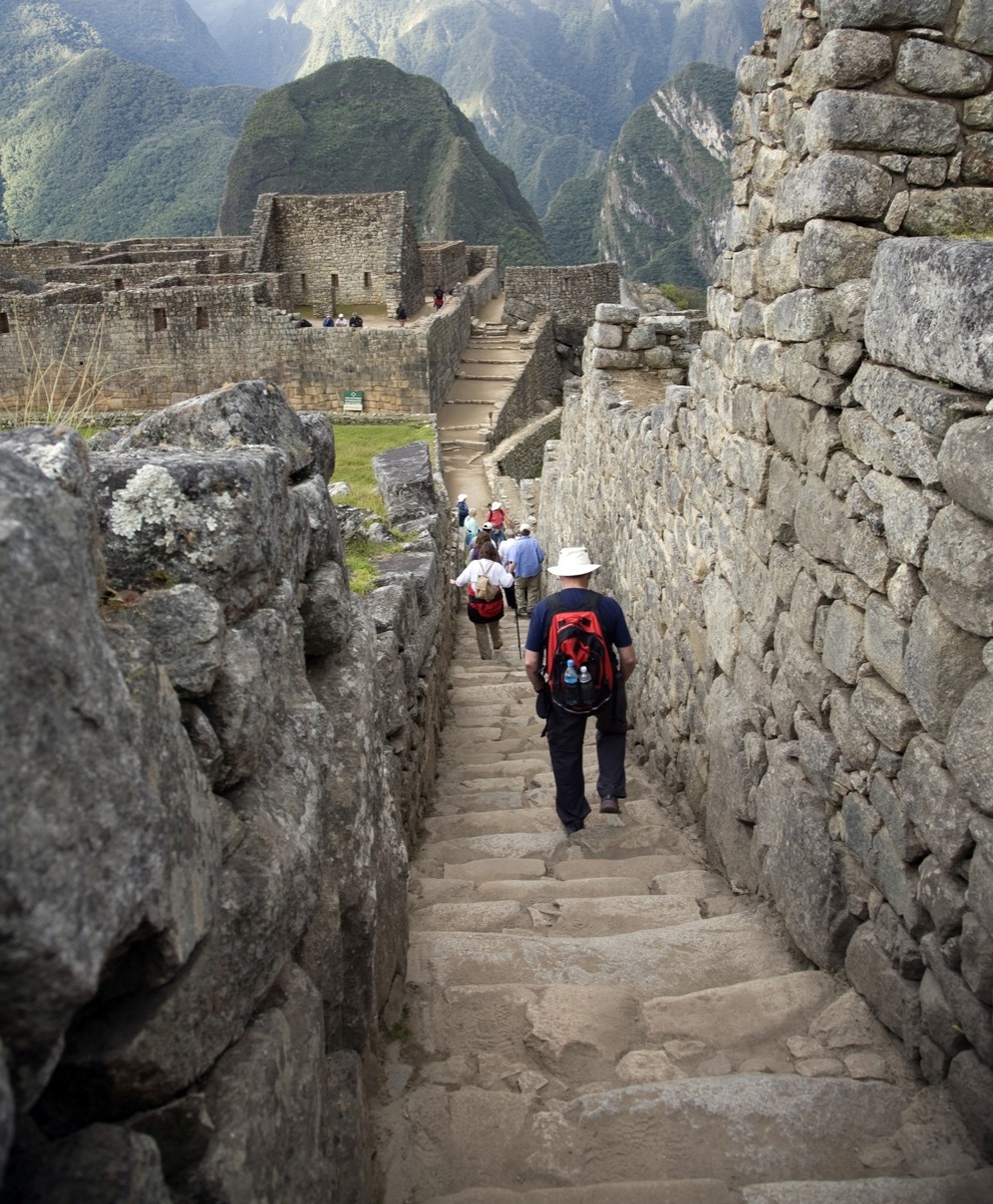 machu picchu steps