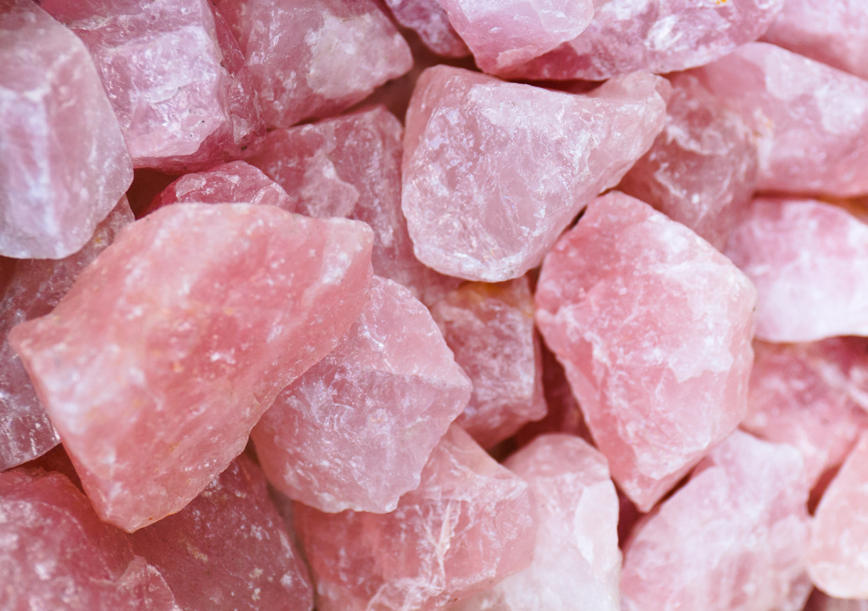 Rose Quartz tumbling rough