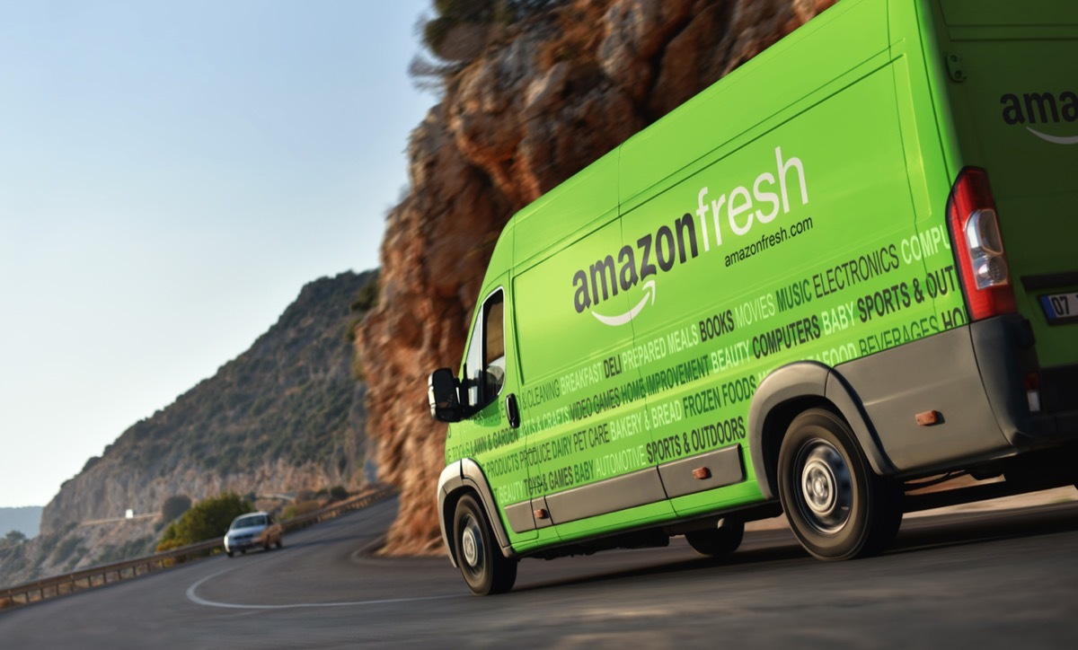 amazon fresh delivery van