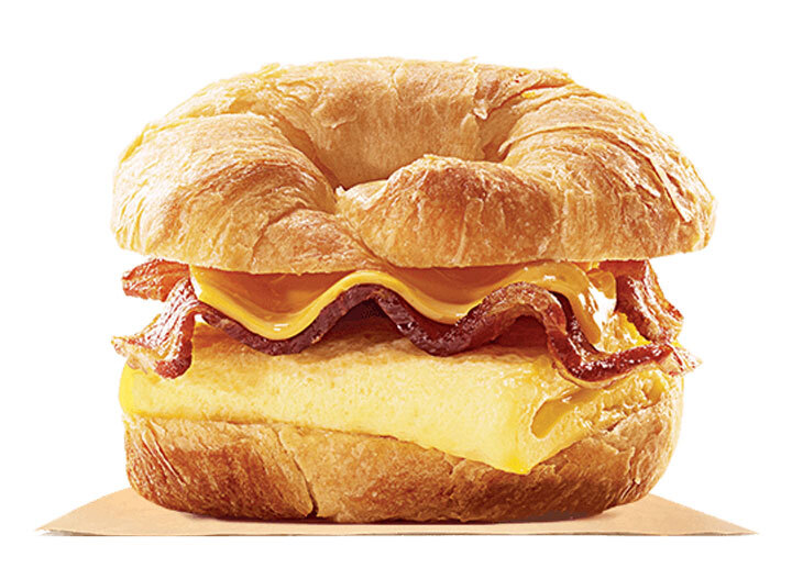 Burger king croissanwich bacon egg cheese