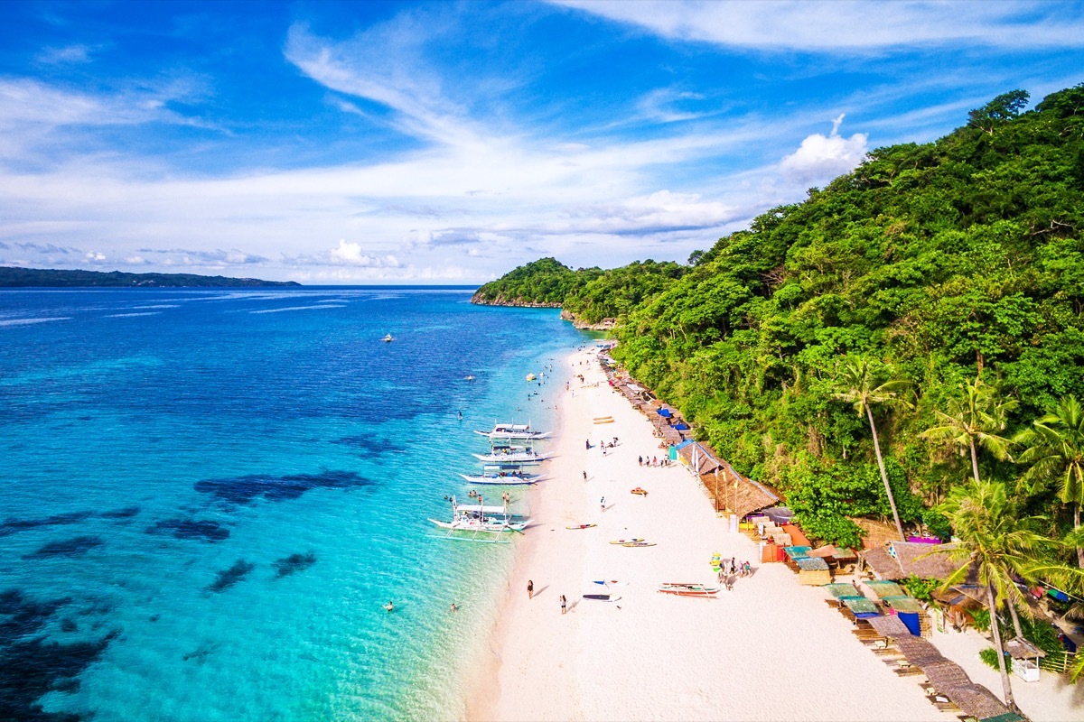 boracay aerial view