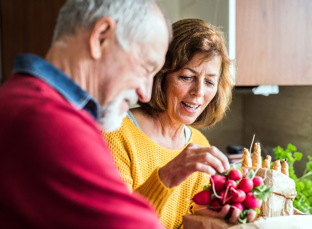 Older woman in kitchen