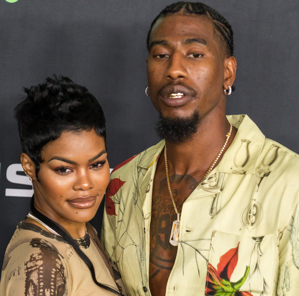 Teyana Taylor and Iman Shumpert attending the Green Carpet of the 2019 BET Hip-Hop Awards on October 5th 2019 at the Cobb Energy Performing Arts Centre, in Atlanta Georgia