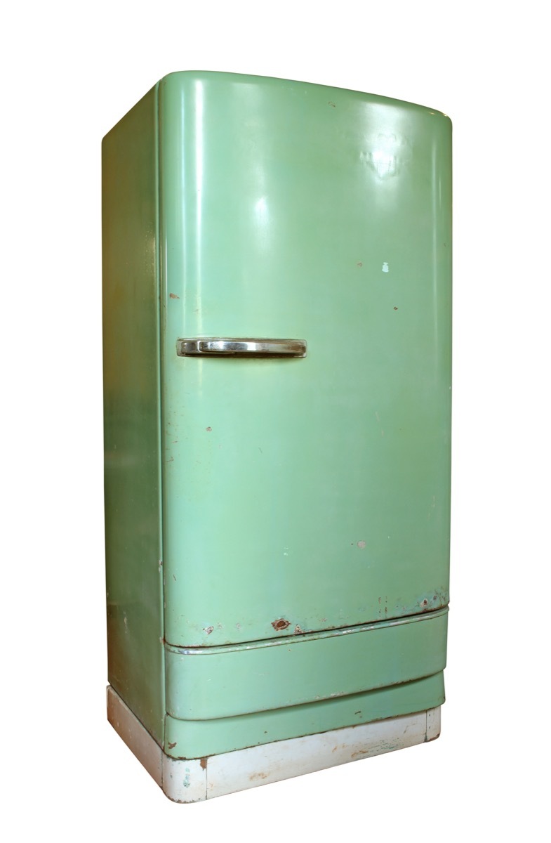 old fridge avocado color