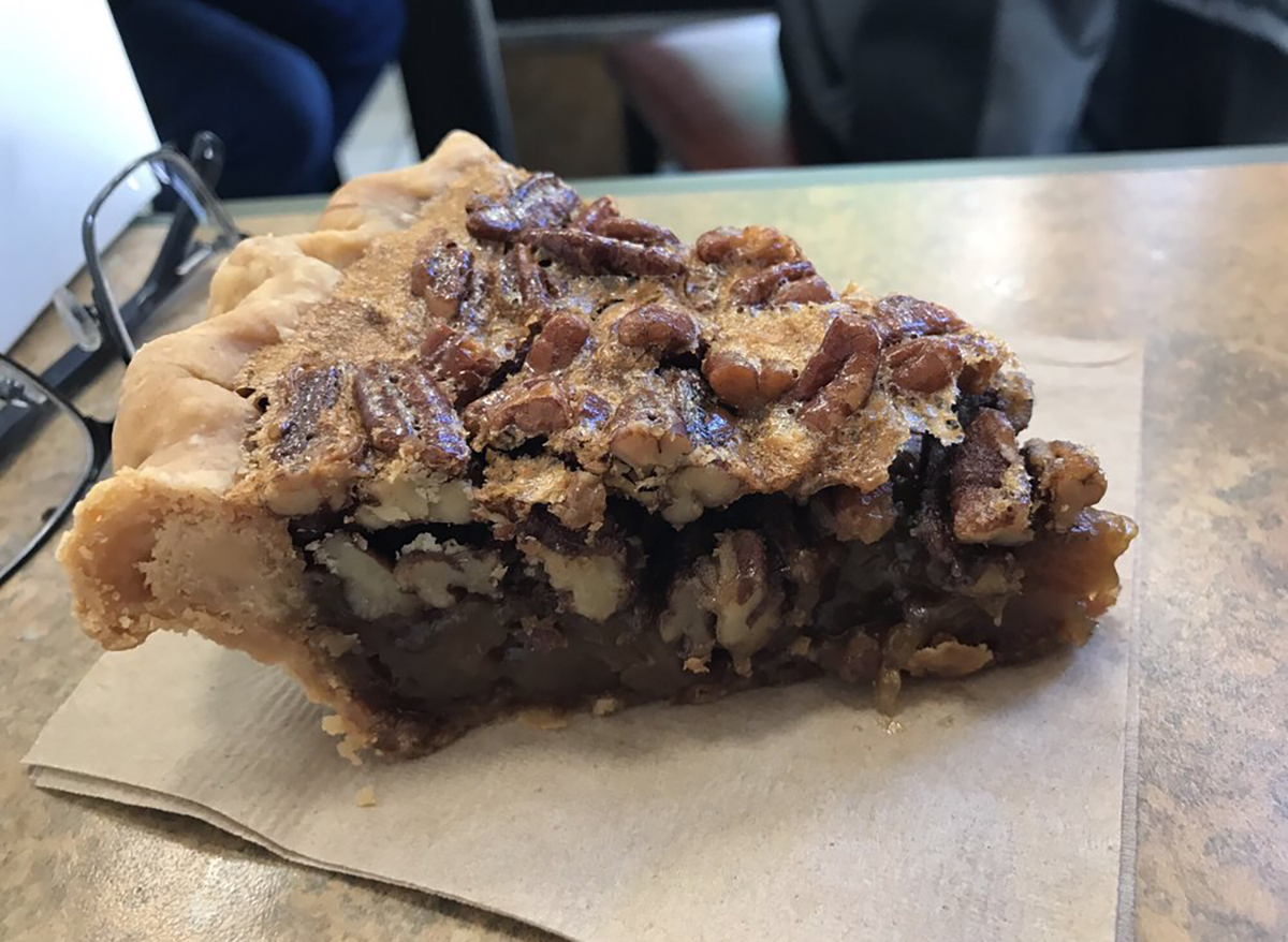 pecan pie slice