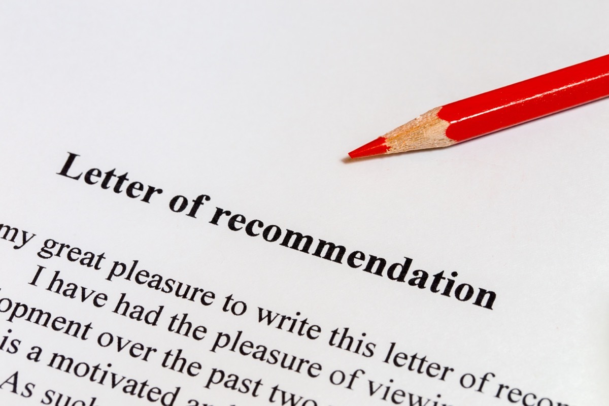 recommendation letter