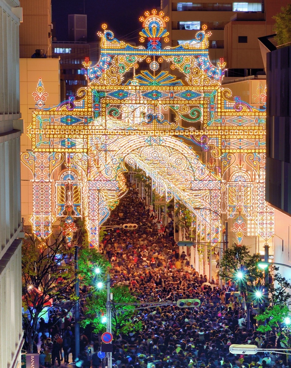 Luminaire Lights Festival Kobe, Japan famous holiday decorations