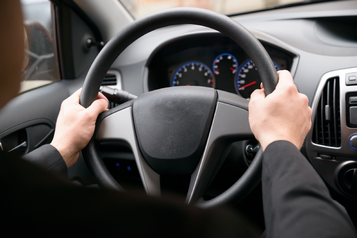 man driving car, things you should clean every day