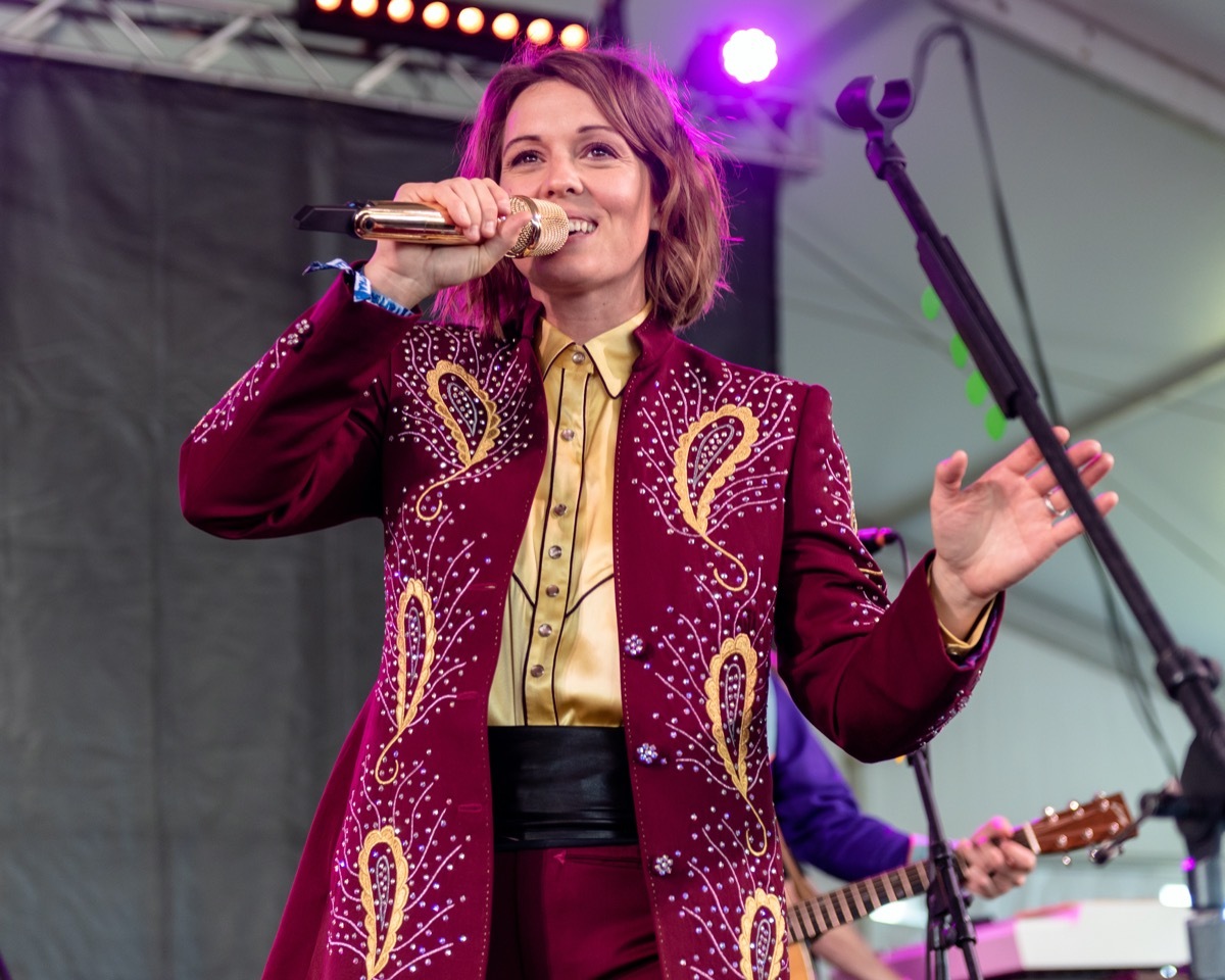 Brandi Carlile performing in 2019