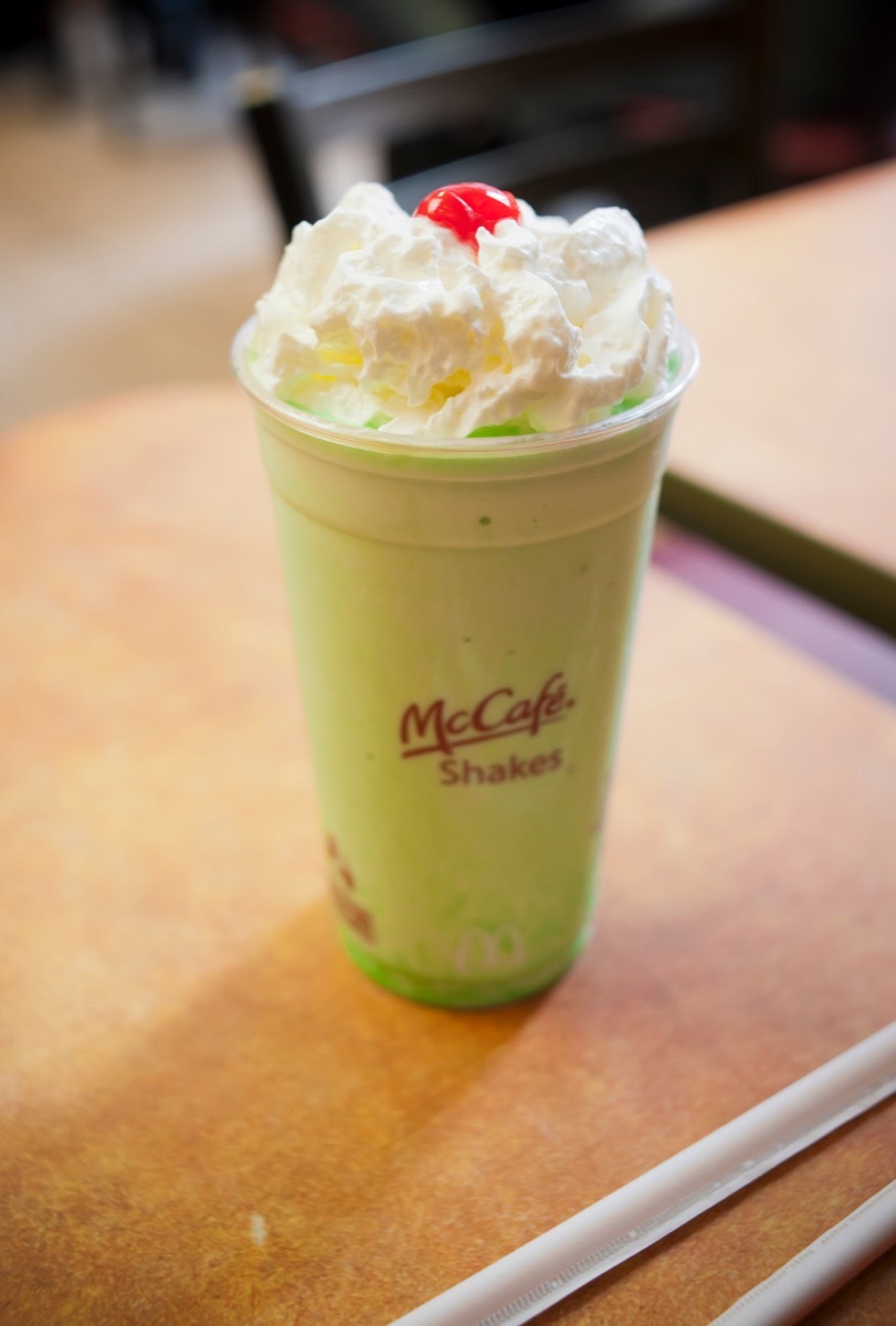 mcdonalds shamrock shake