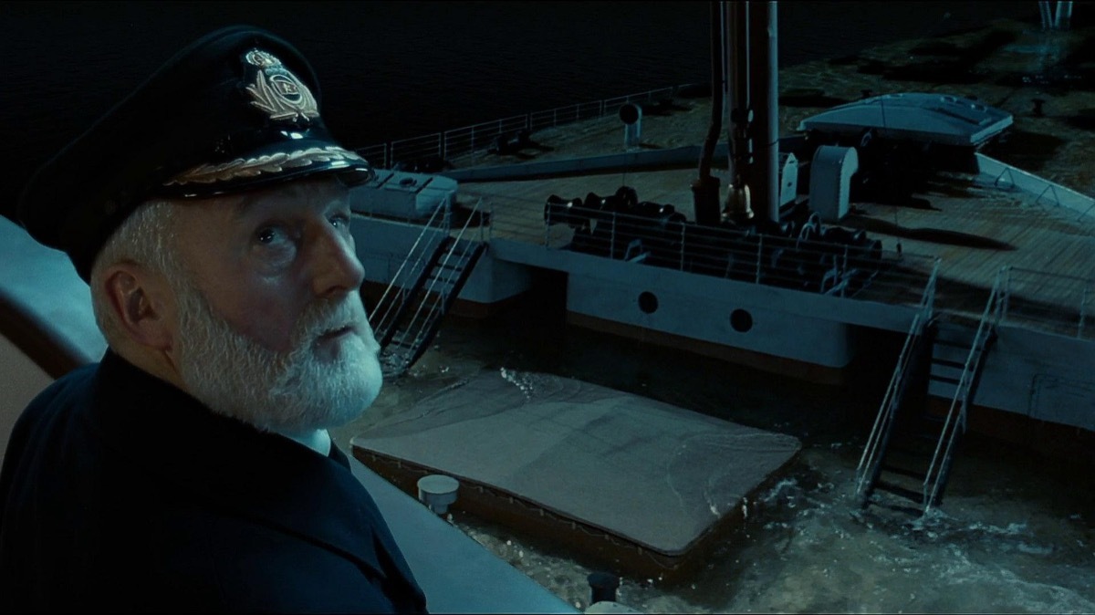 Bernard Hill in Titanic