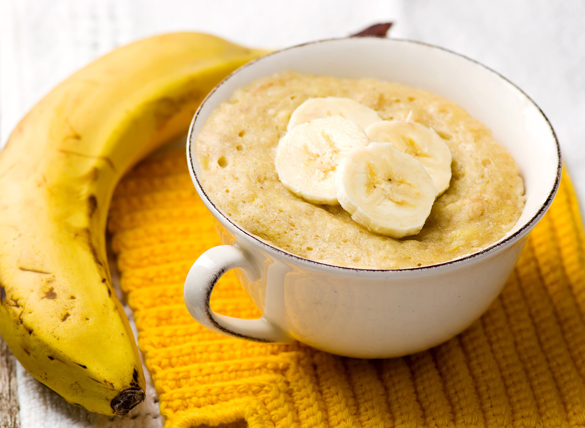 banana bread mug cake