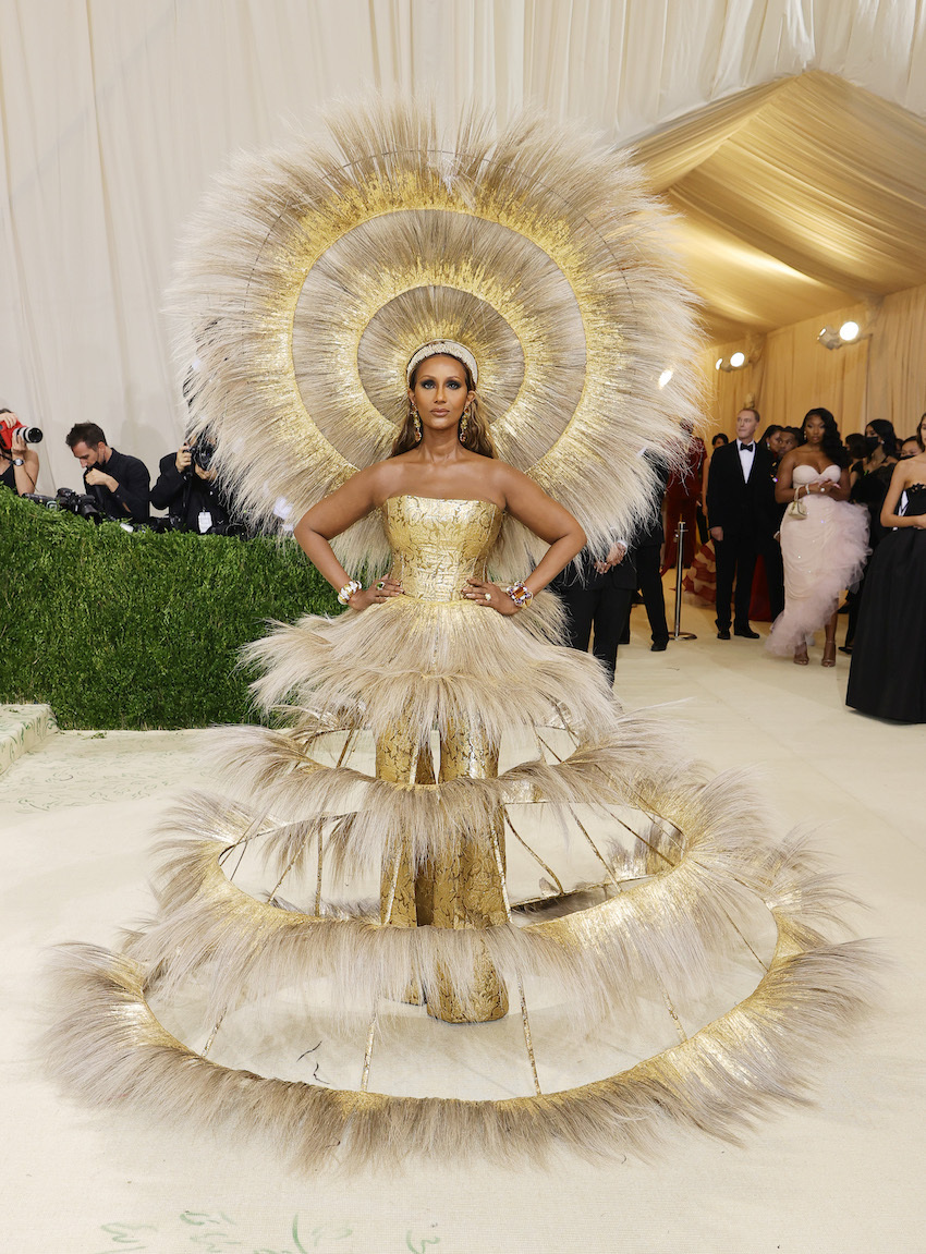 Iman at the 2021 Met Gala