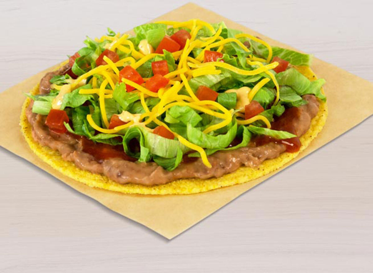 taco bell spicy tostada best