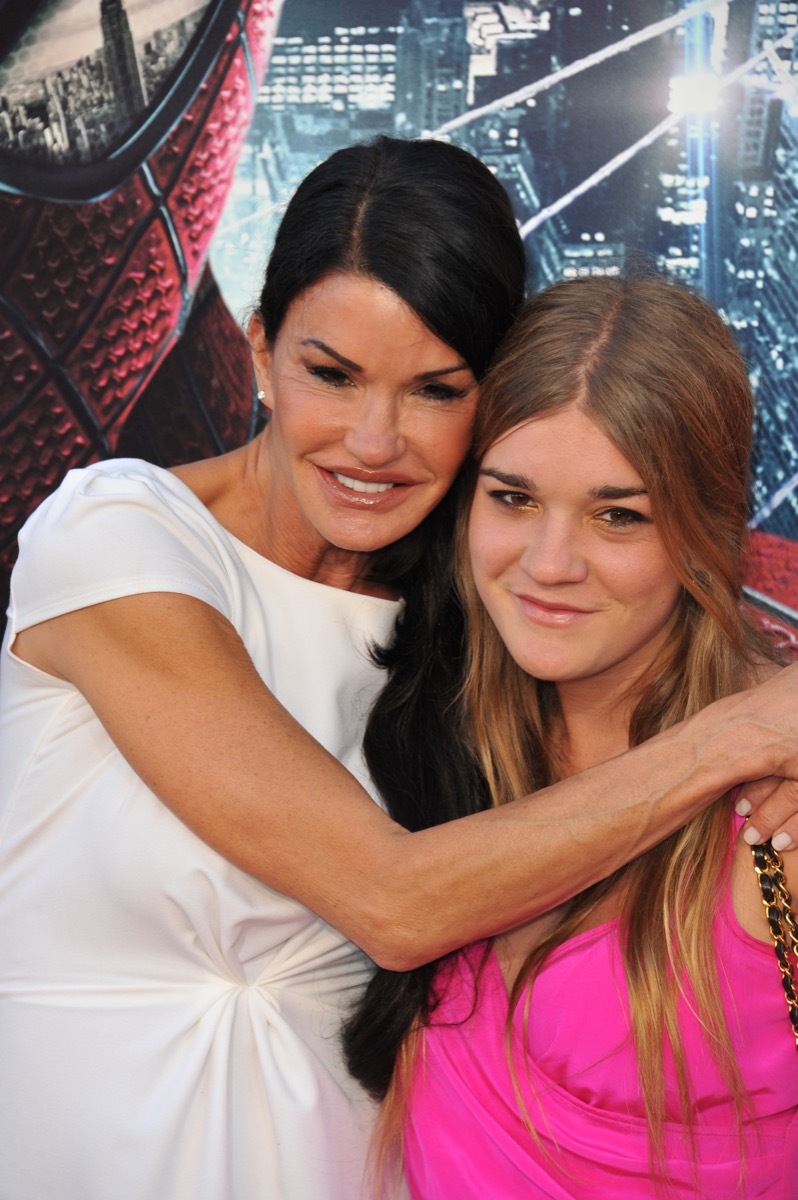 Janice Dickinson and daughter Savannah in 2012