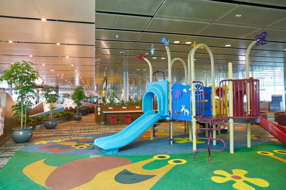 playground inside airport