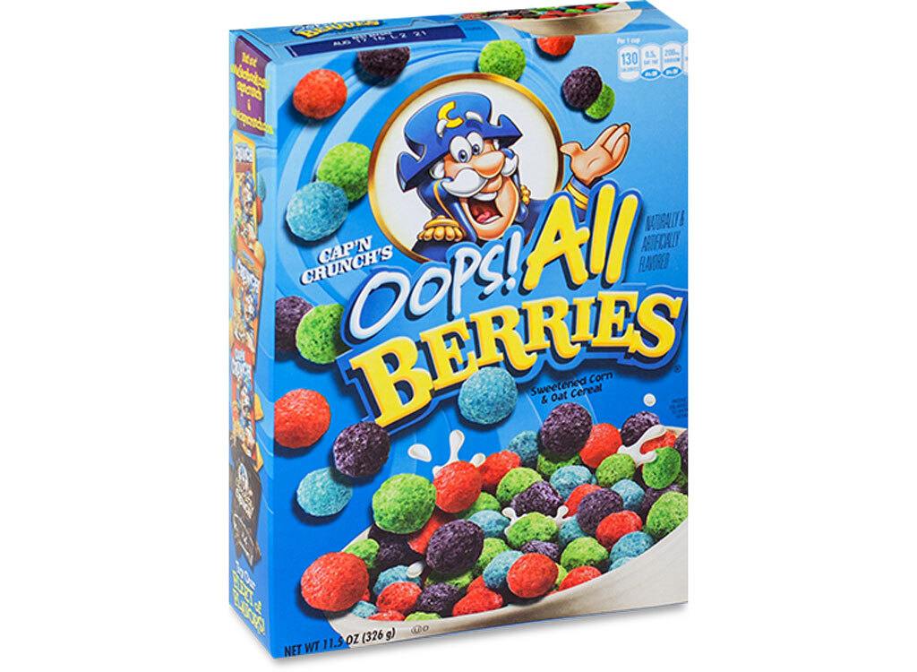 Captain crunch oops all berries - unhealthiest worst cereals