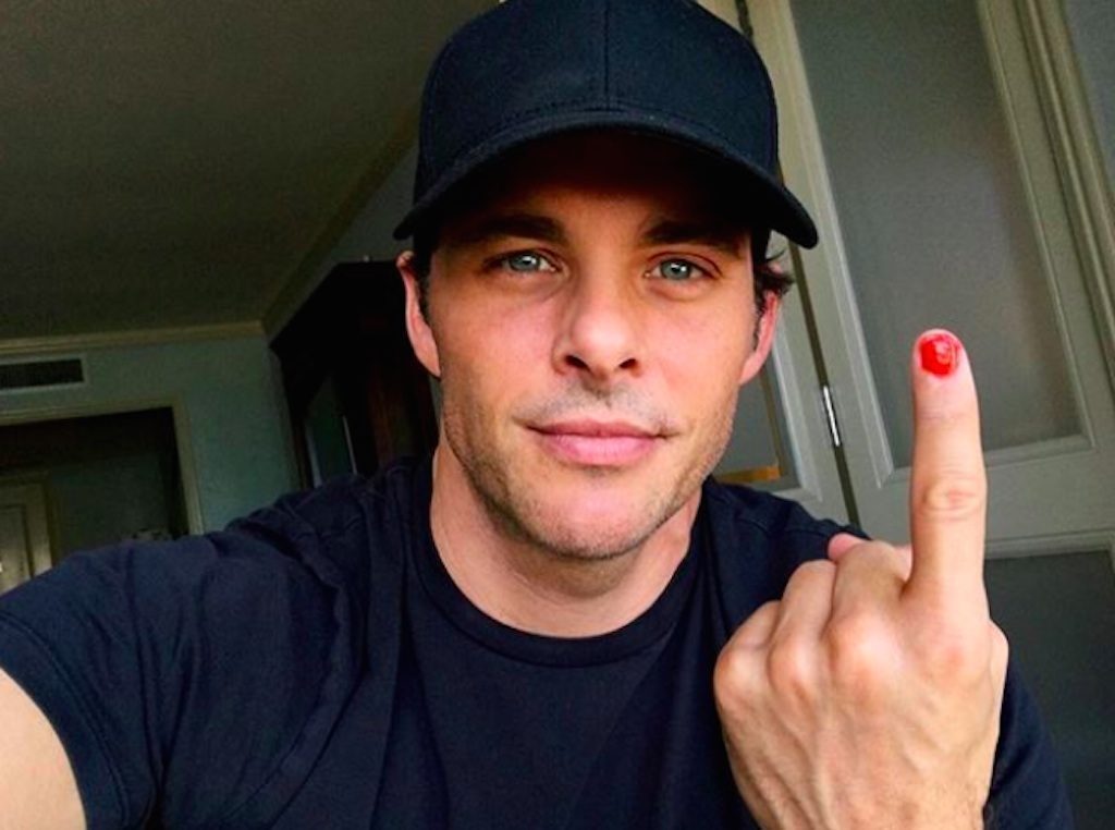 james marsden instagram selfie