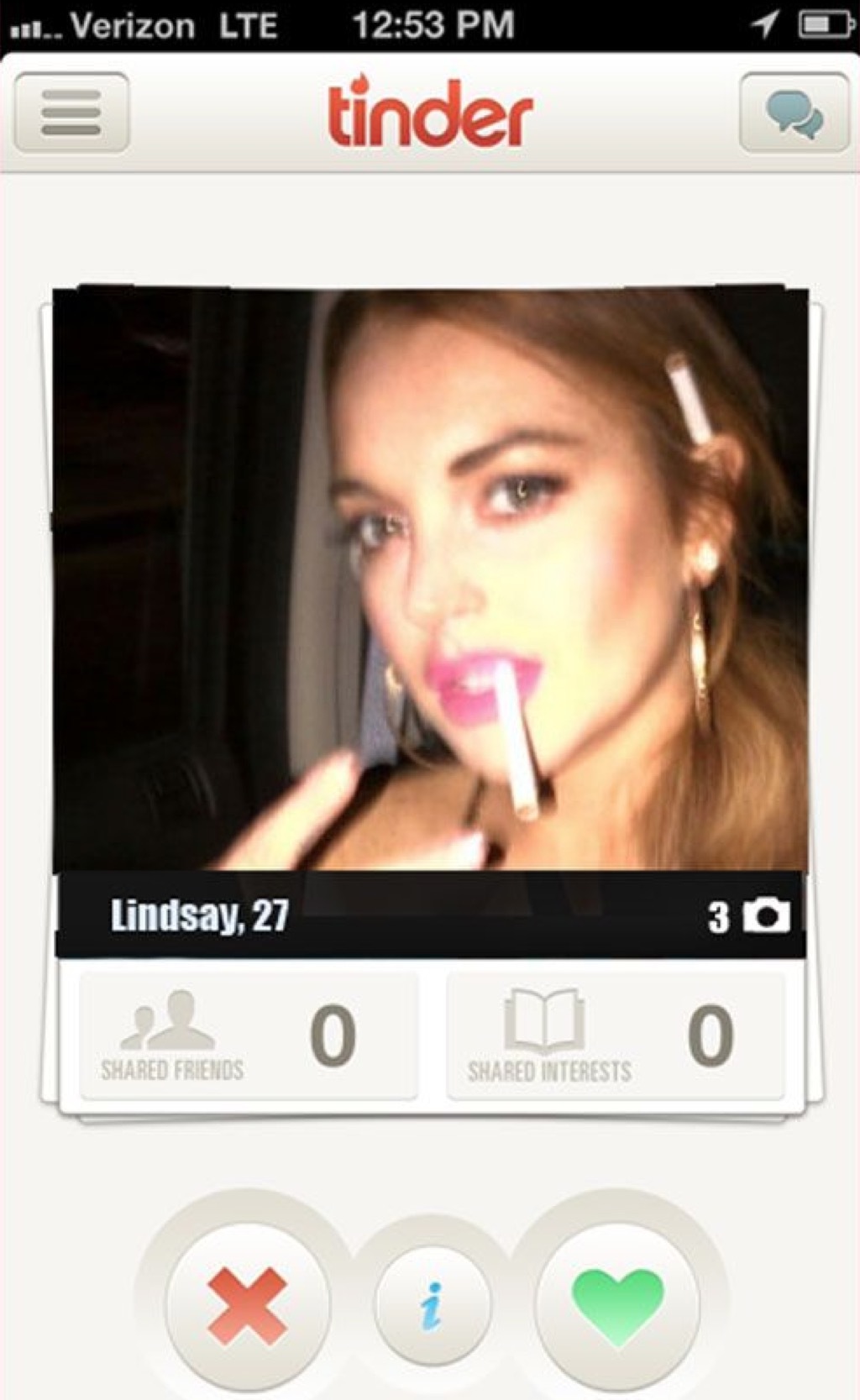 lindsay lohan tinder