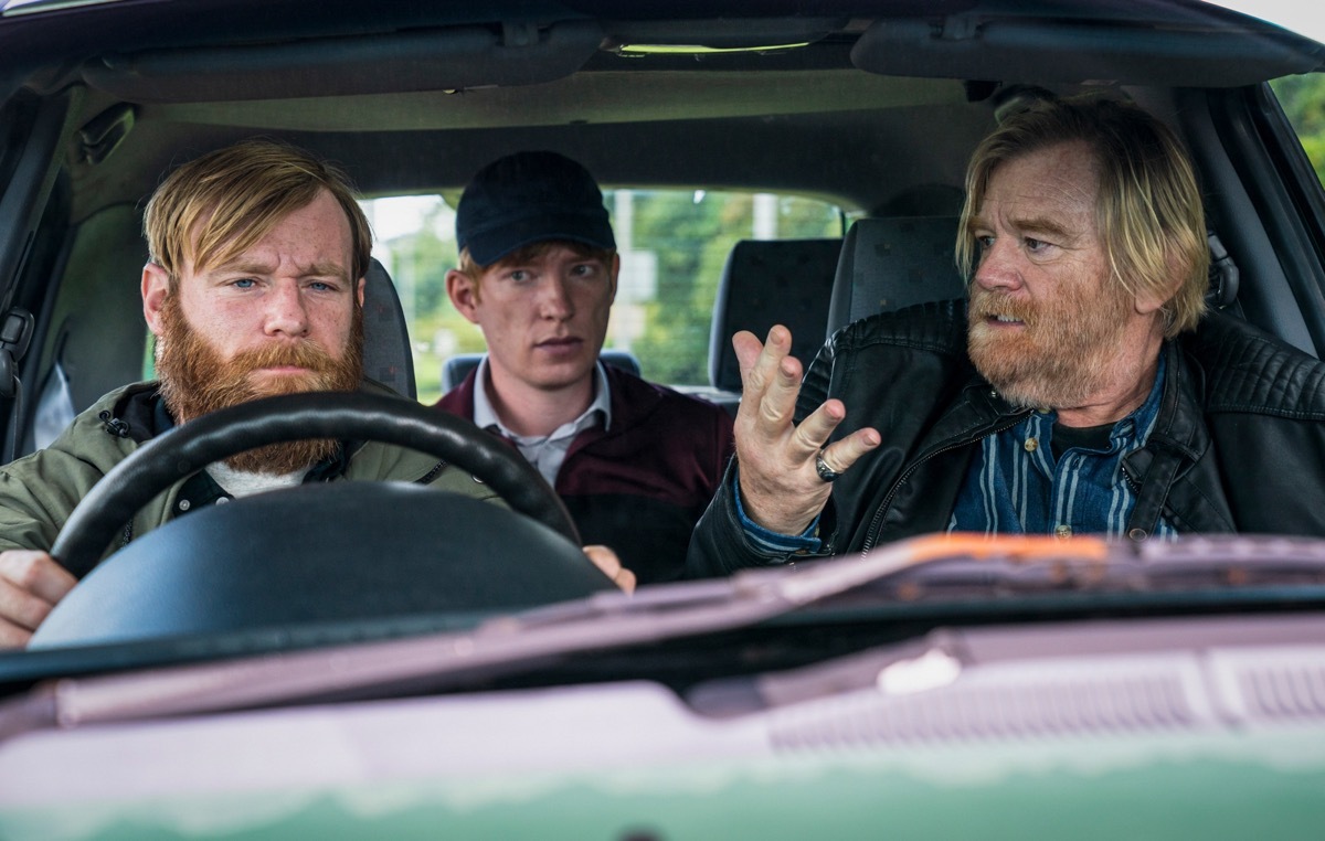 Brian Gleeson, Domhnall Gleeson, and Brendan Gleeson in Frank of Ireland