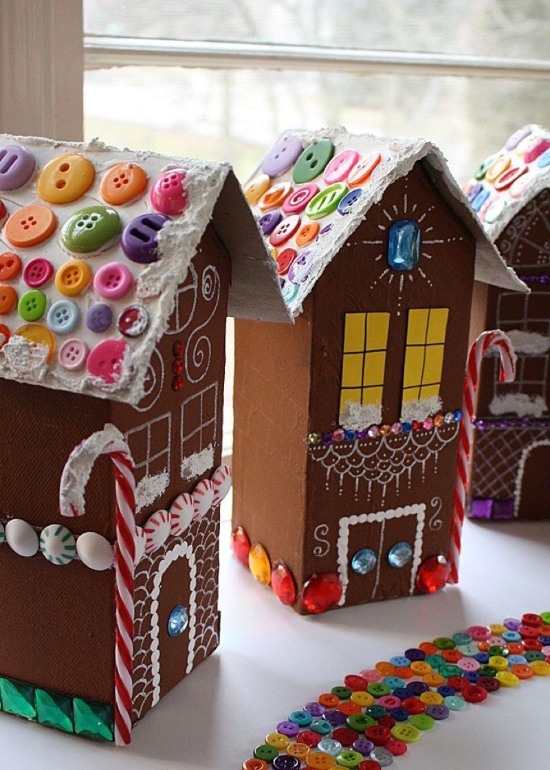 gingerbread village diy christmas decorations