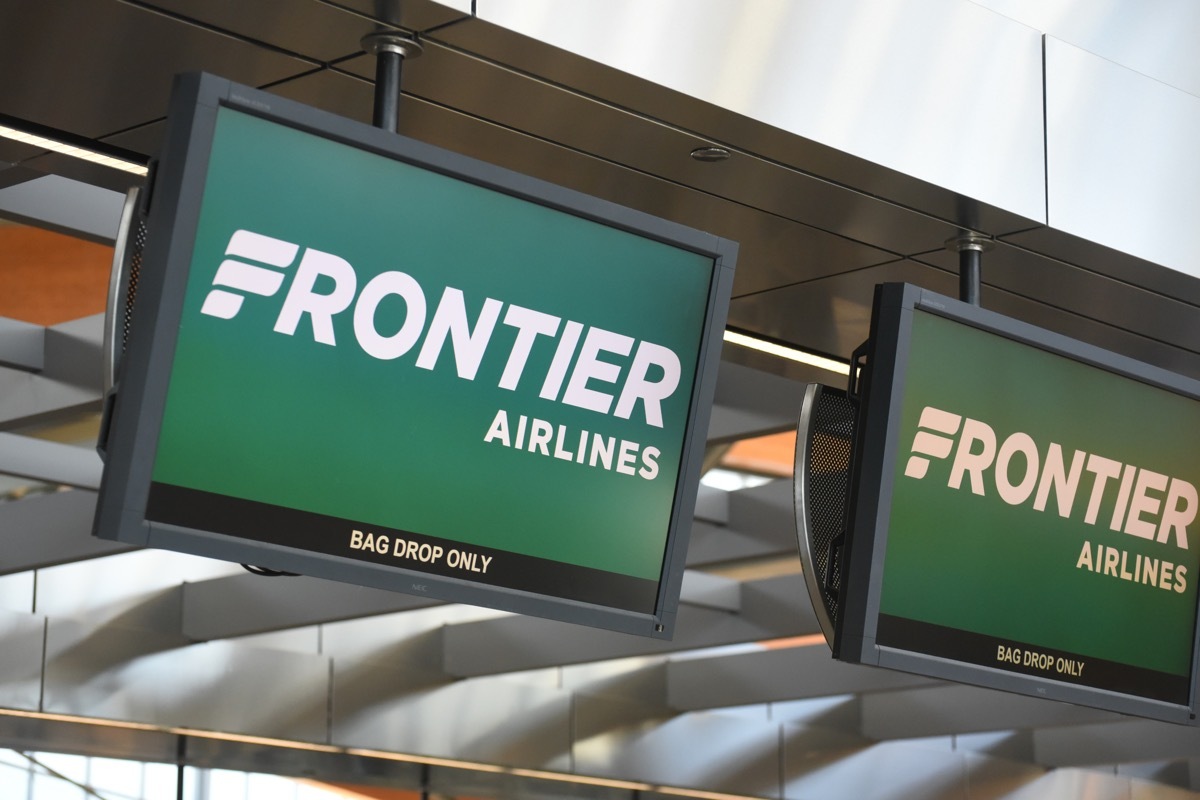 frontier bag drop