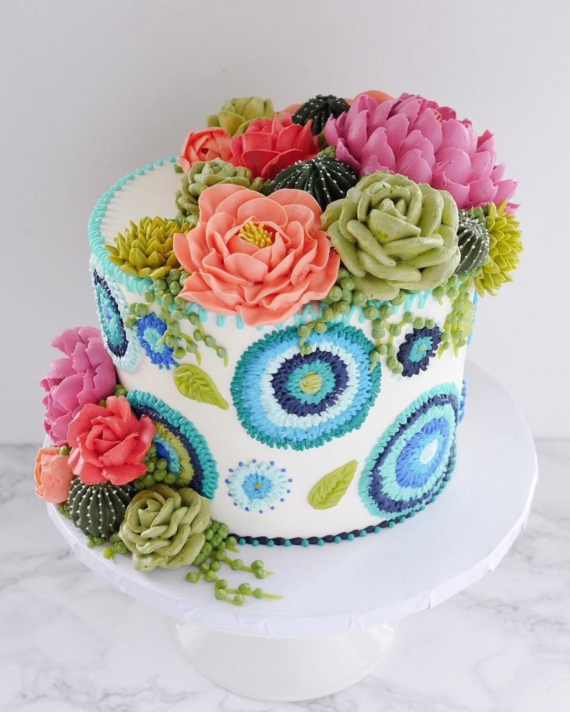 Embroidery Cakes by Leslie Vigil Will Bring You joy #9 | HerBeauty