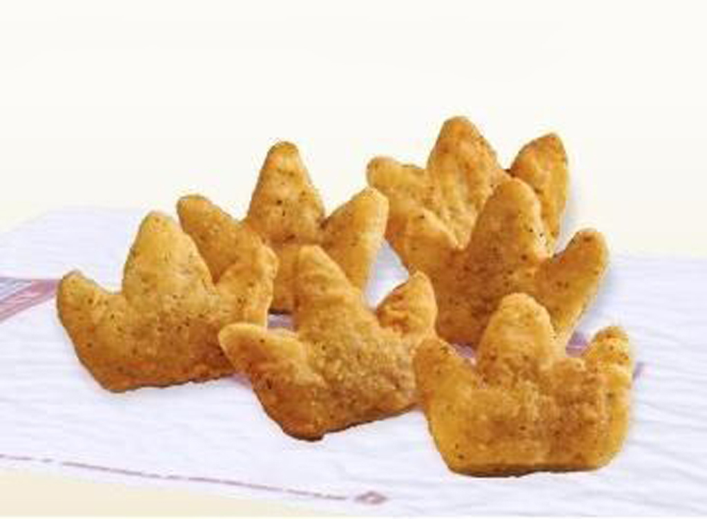 Burger king crown shaped nuggests