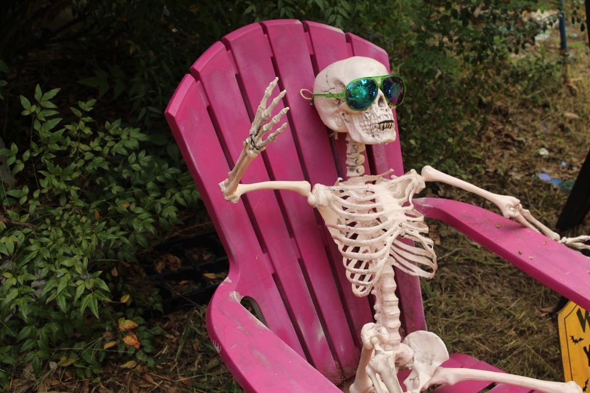 chill skeleton