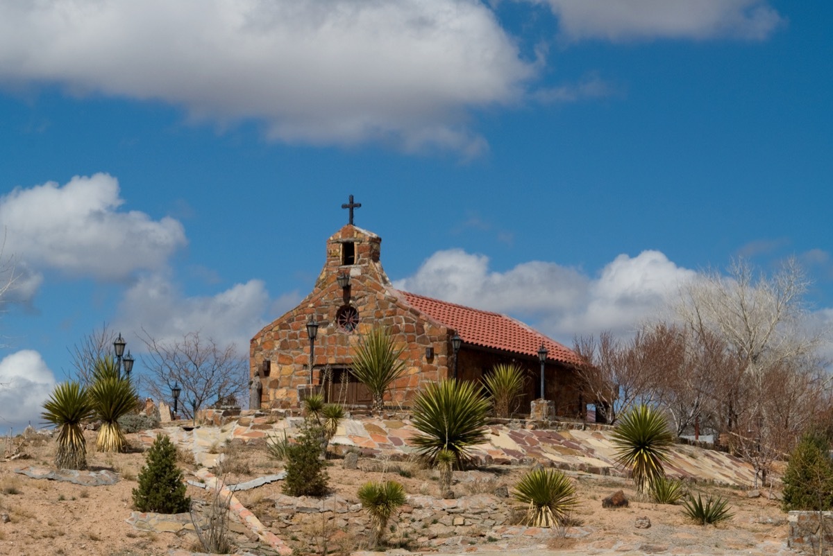 The Desert Chapel in Esponola, New Mexico