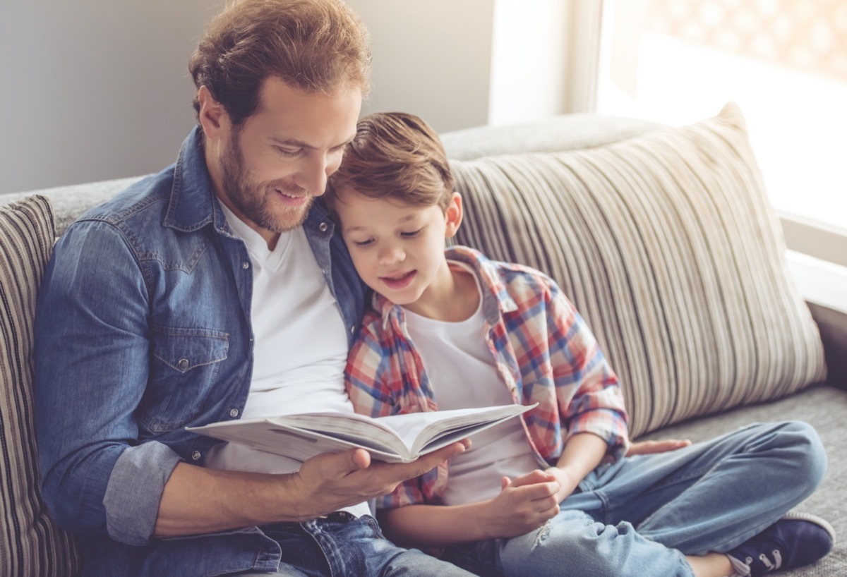 father son bonding through a book