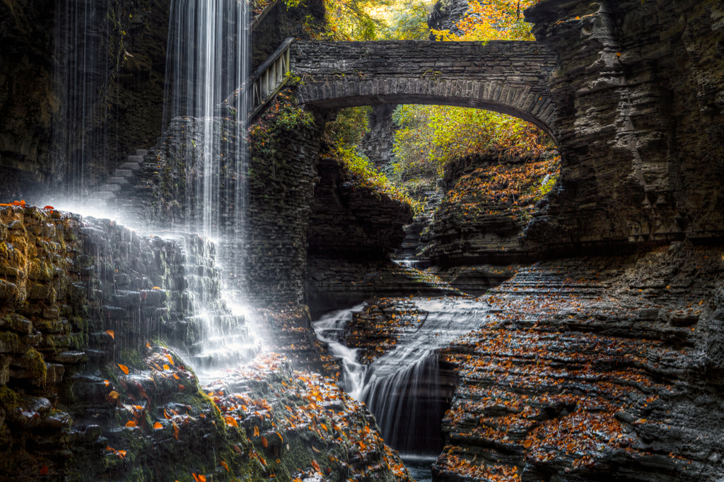 Rainbow Bridge and Falls New York Magical Destinations