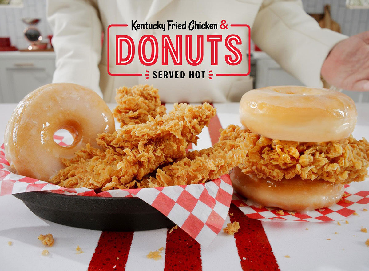 kfc donut sandwich