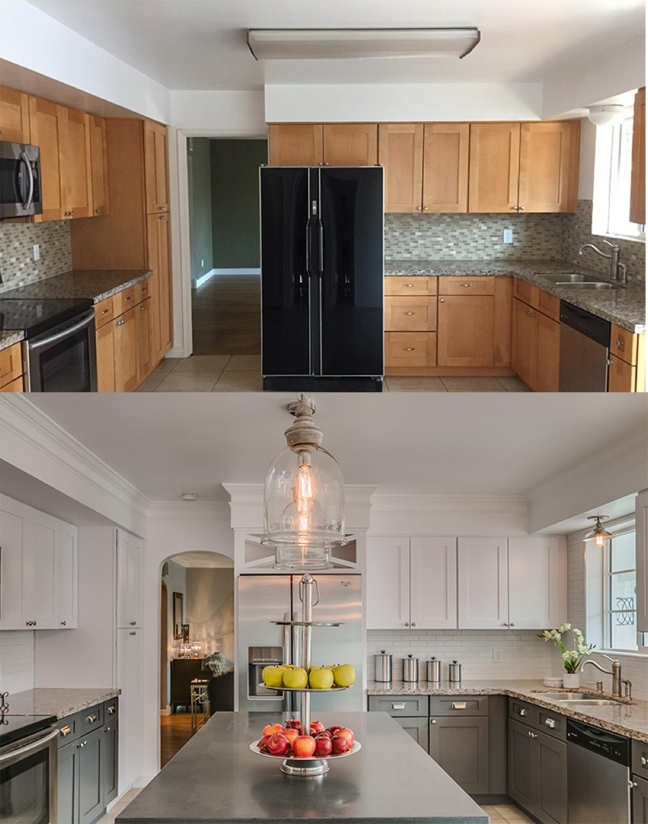 kitchen before and after