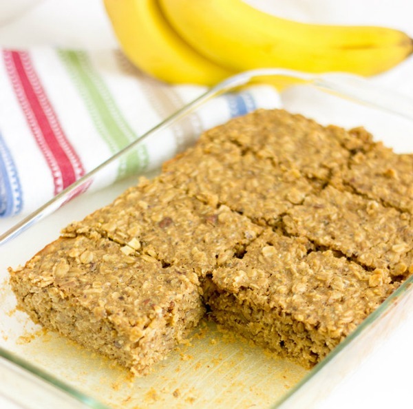 High Protein Vegetarian Meals Banana Nut Quinoa Bars