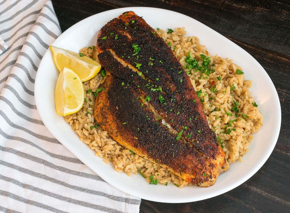 blackened redfish