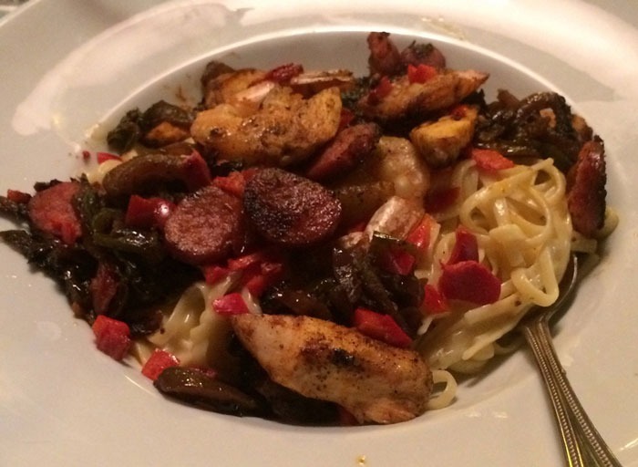 ruby tuesday: cajun  jambalaya pasta