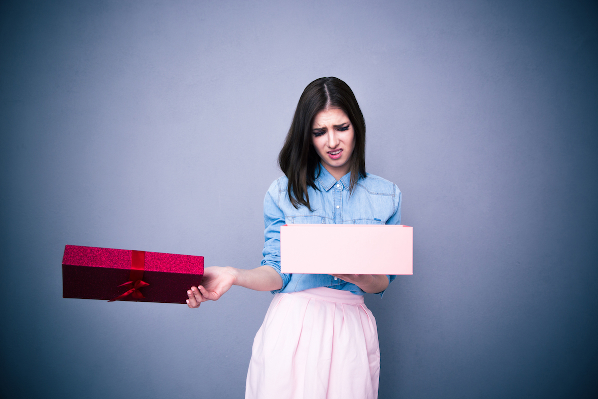 Woman Hates gift toss these things from your house for instant happiness