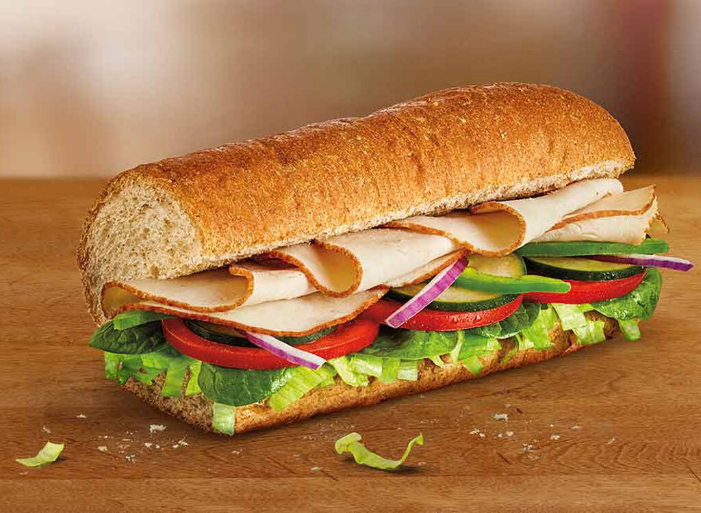 Subway turkey sub - subway nutrition