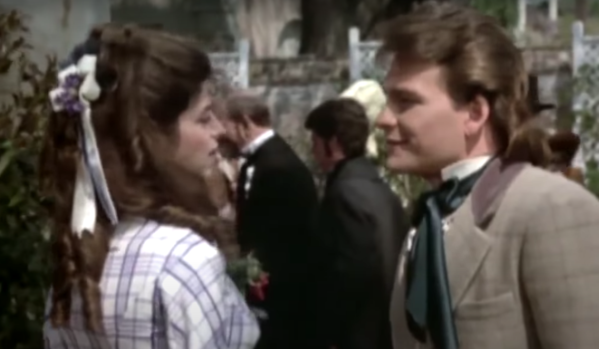 Kirstie Alley and Patrick Swayze in 